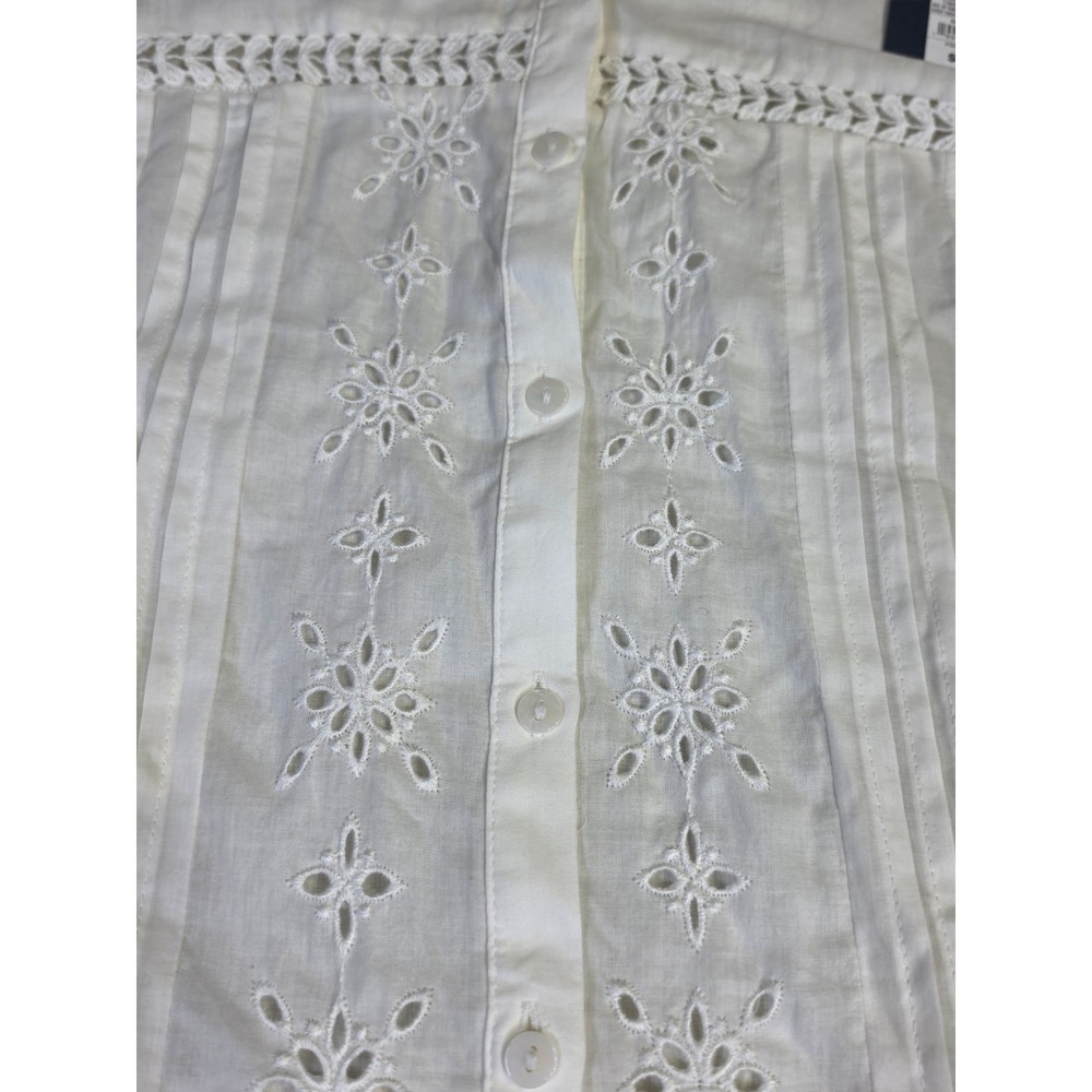 Universal Thread White Eyelet Lace Tiered Maxi Dress Z2YMEZ XXL New - Picture 9 of 13